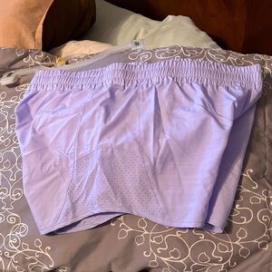 Lavender Running Athletic Shorts by Xercion Size XL New w/o Tags